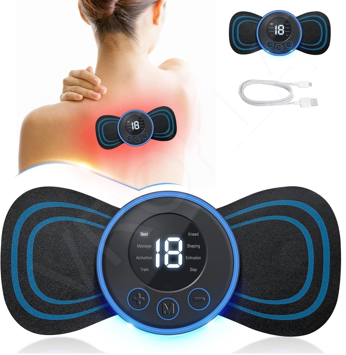 Body Massager Machine for Pain Relief Wireless Massager 8 Mode