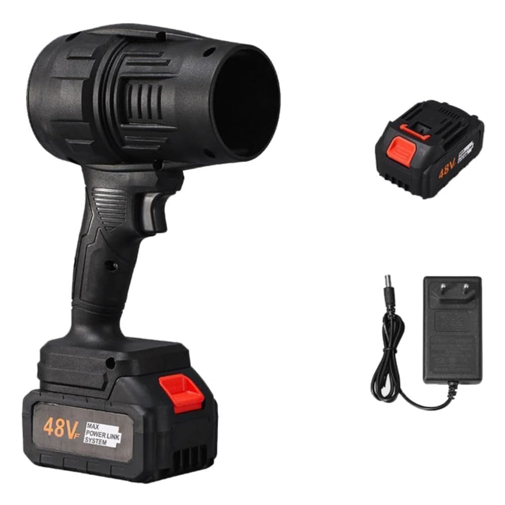 Cordless Electric Air Duster 48V Rechargeable Handheld Blower – High Power Portable Dust Cleaner with Variable Speed, LED Battery Display, Fast Charging for PC, Car, Keyboard & Home Cleaning