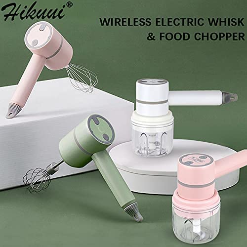 3 in 1 Cordless Electric Chopper with whisk grinder machine