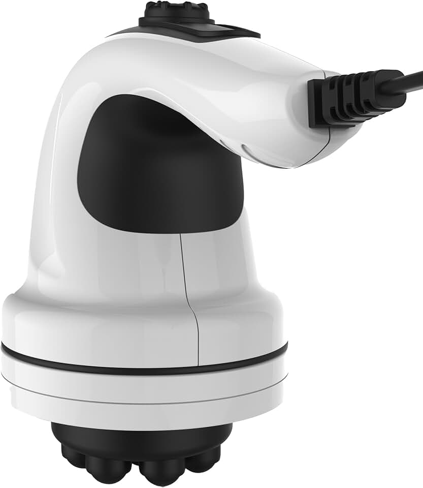 Dr Physio USA Electric Full Body Massager for Pain Relief of Back, Leg & Foot, White