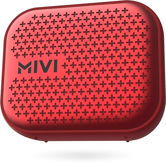 Mivi Roam 2 Bluetooth 5W Portable Speaker,24 Hours Playtime,Powerful Bass, Wireless Stereo Speaker with Studio Quality Sound,Waterproof, Bluetooth 5.0