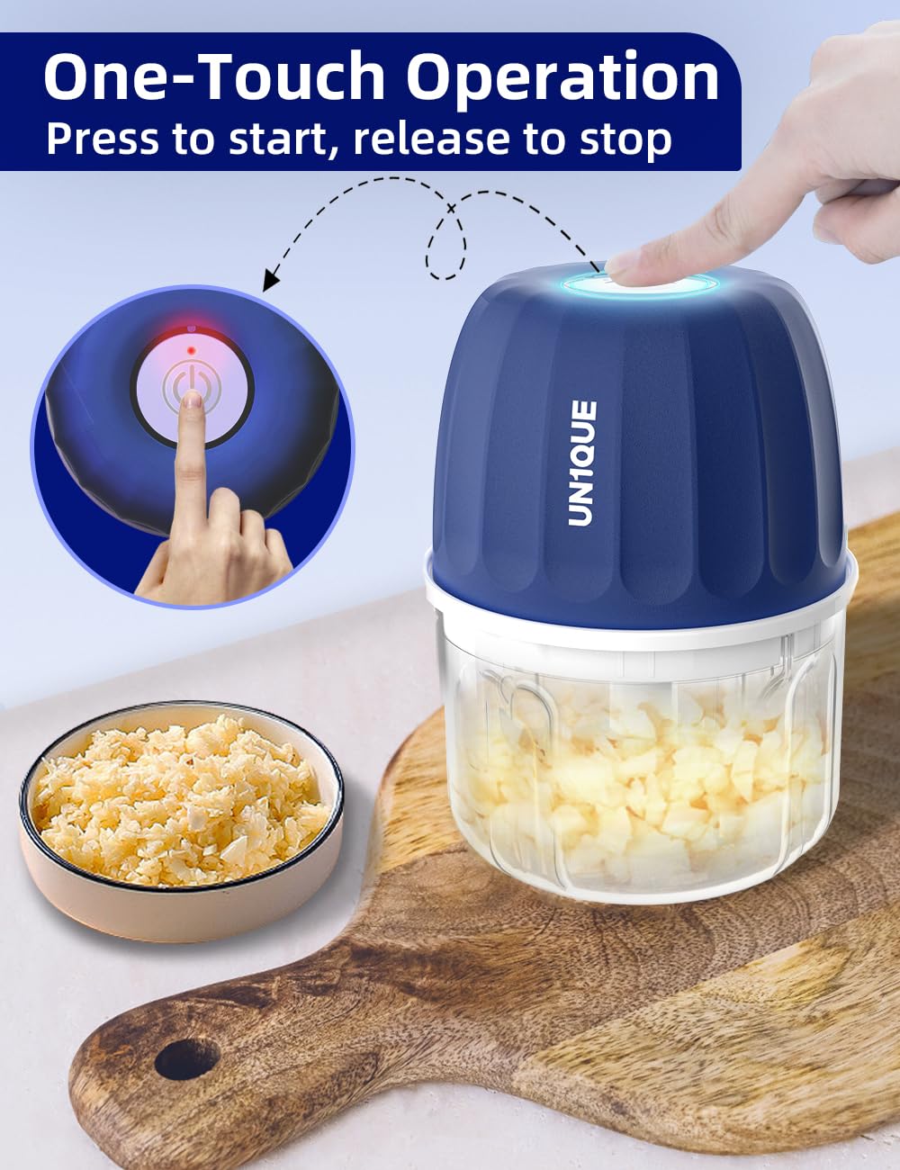 Portable Mini Electric Chopper