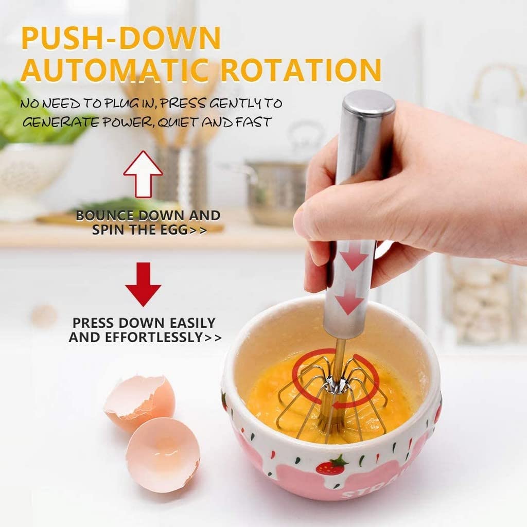 Stainless Steel Hand Push Whisk Hand Blender, Mathani, Ravai, Madhani, Egg Beater, Frother, Stirrer, Blending