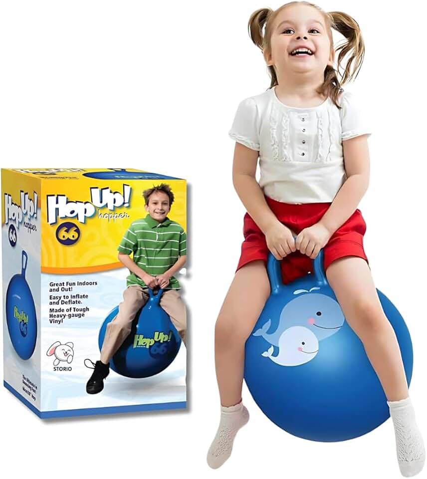 Storio Sit And Bounce Rubber Hop Ball Jumping&Bouncing Ball For Boys Girls Toys|Indoor&Outdoor|Best Gift Balls For Kids -Big