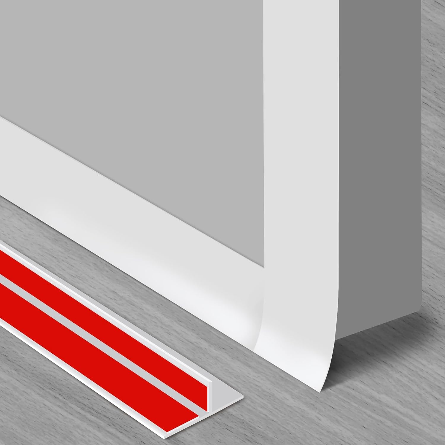 T-Shaped Silicone Seal Strip for Door & Windows Gaps,Weather Stripping Door Seal Strip，20Ft Door Draft Stopper for Side of Door