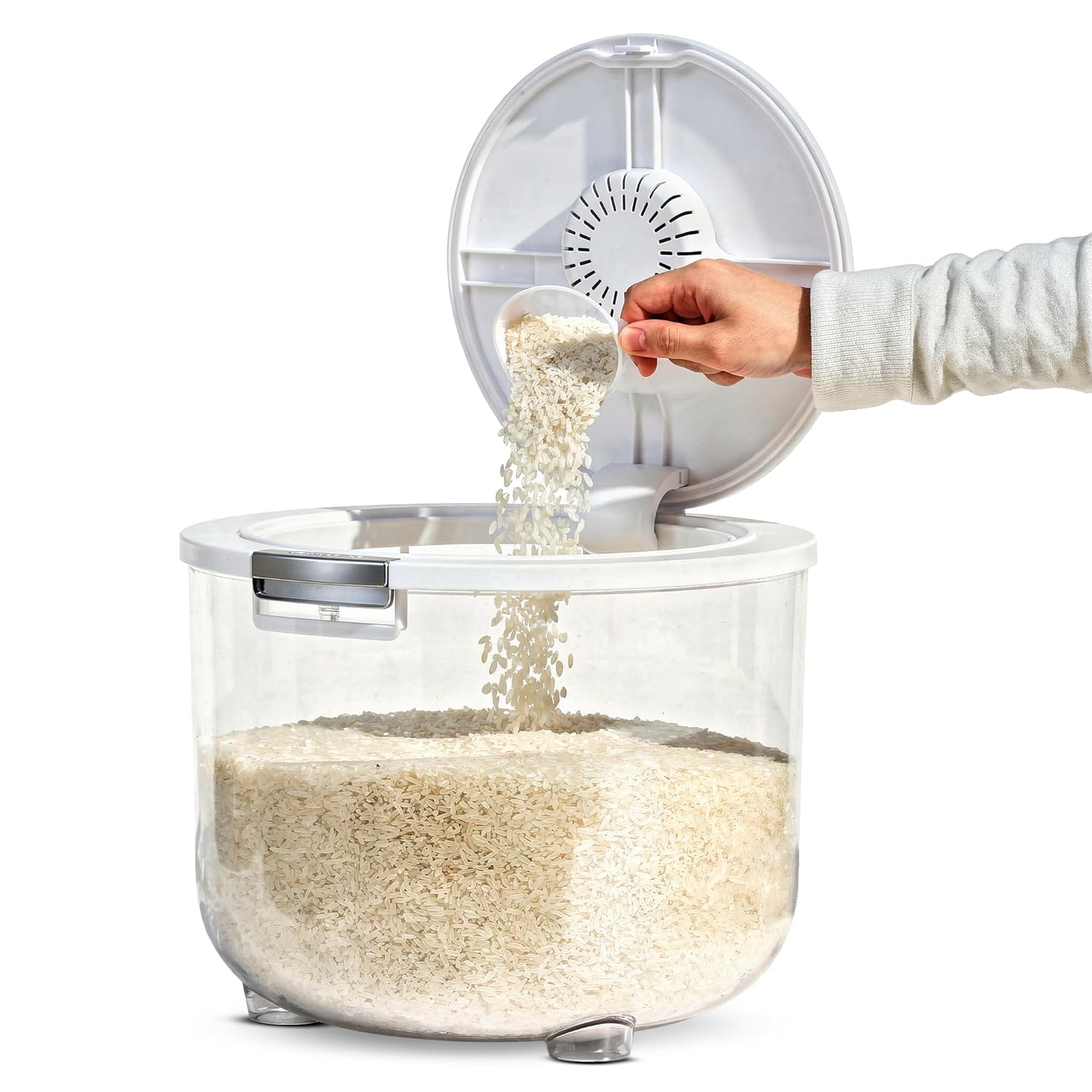 Zuhi Airtight Rice Storage Dispenser Container