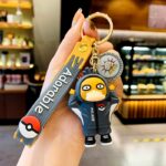Pokemon-Pikachu-Psyduck-Keychain-Anime-Cartoon-Car-Key-Women-Bag-Accessories-Jewelry-Portable-Children-Boys-Girls
